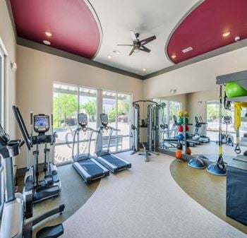 Fitness center equipment